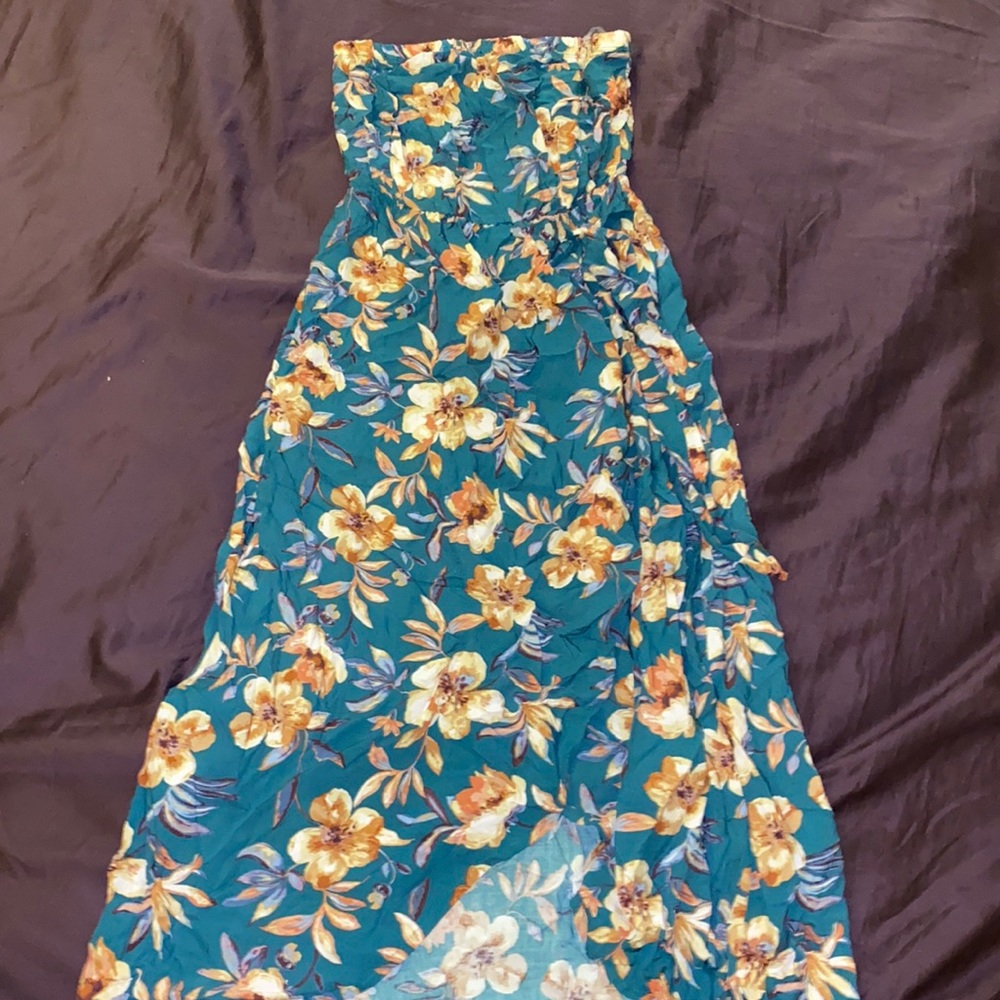 Tube top mid dress